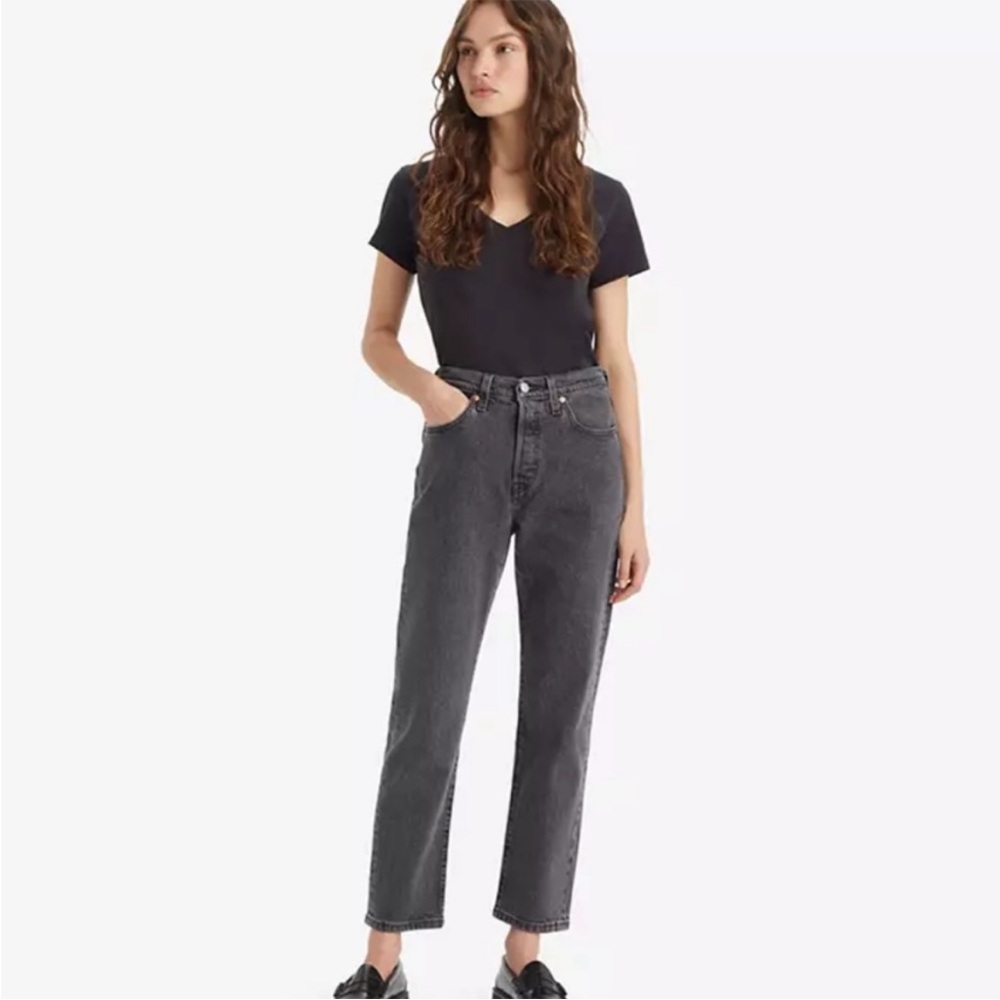 Levi's Women's 501 Original Stretch Cropped Straight Leg Jeans